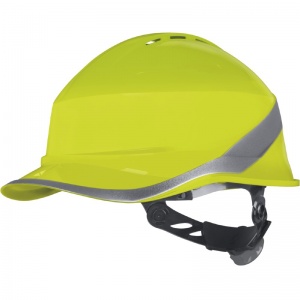 Delta Plus Diamond Wind VI Baseball-Cap-Shaped Vented Safety Helmet (Yellow)